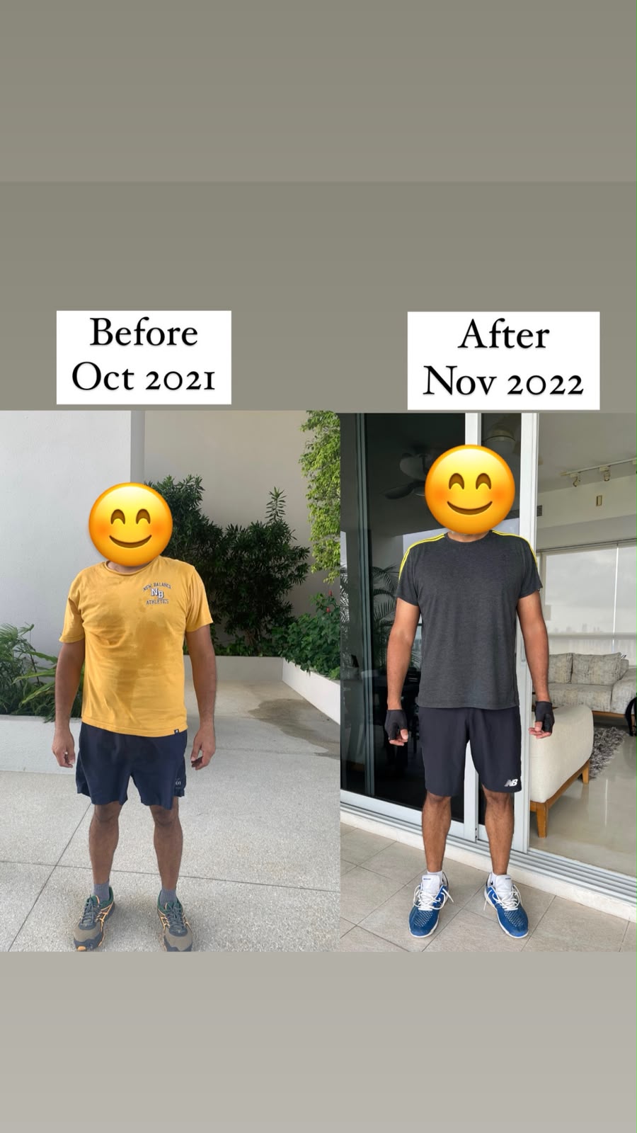 Future Fit male client before and after body transformation